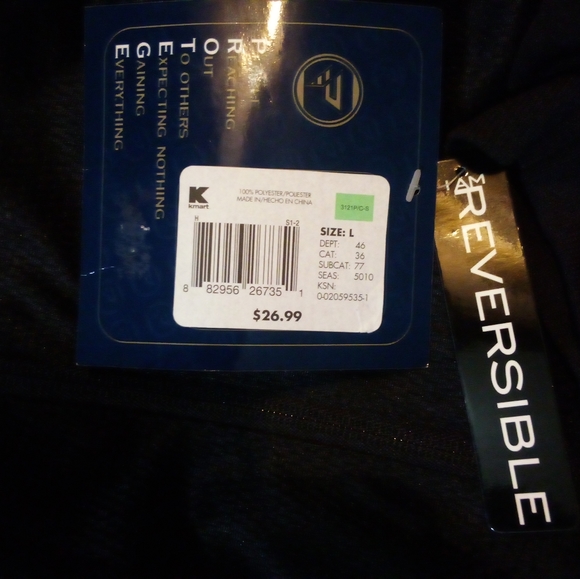 Protege Reversable Athletic Training Performance Hoodie Jacket Men's L Black/Red - Picture 11 of 14